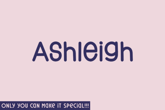 Ashleigh Rounded: The Handcrafted Font with Organic Appeal