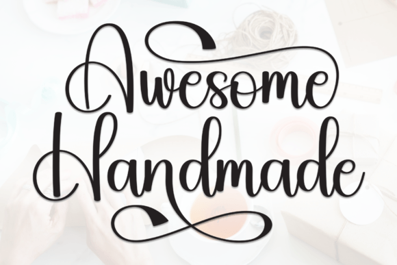 Awesome Handmade: A Typeface That Captures Whimsy and Warmth