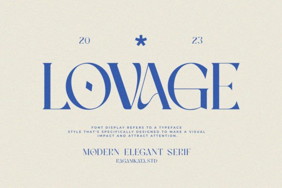 Lovage: An Elegant Serif for Timeless Design