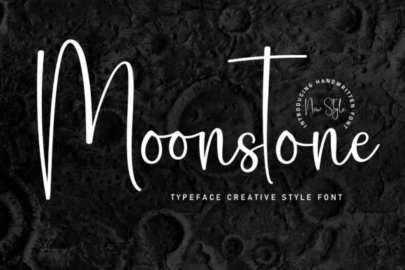 Moonstone: A Flowing Handwritten Font for Elegant Design