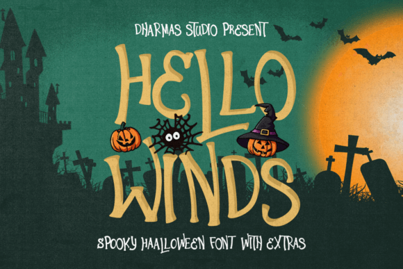 Unleash Spooky Creativity with the Hello Winds Typeface